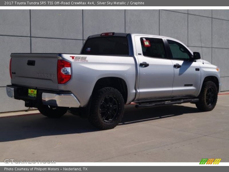 Silver Sky Metallic / Graphite 2017 Toyota Tundra SR5 TSS Off-Road CrewMax 4x4