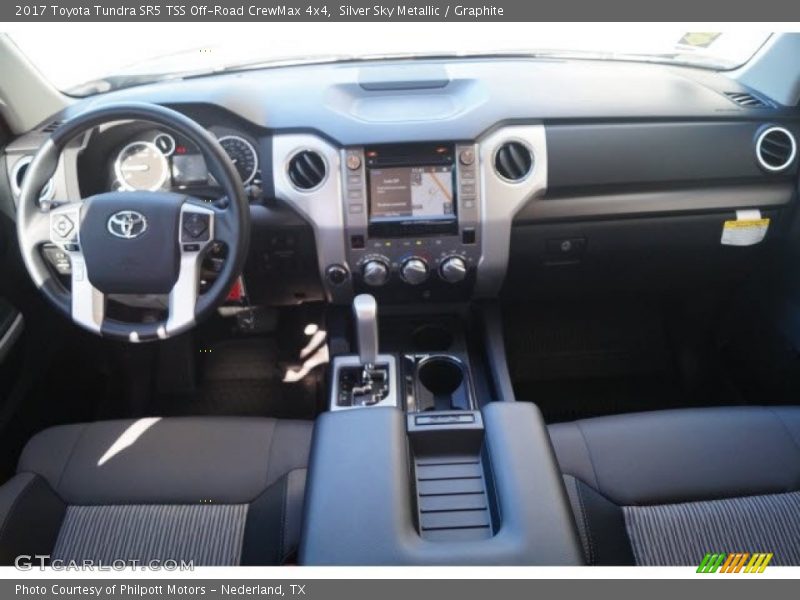 Silver Sky Metallic / Graphite 2017 Toyota Tundra SR5 TSS Off-Road CrewMax 4x4
