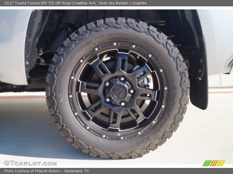 Silver Sky Metallic / Graphite 2017 Toyota Tundra SR5 TSS Off-Road CrewMax 4x4
