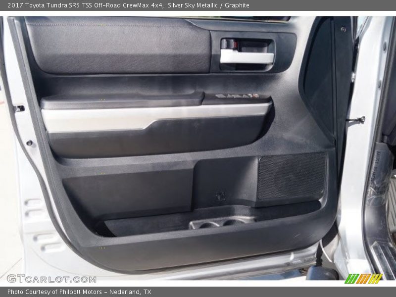 Silver Sky Metallic / Graphite 2017 Toyota Tundra SR5 TSS Off-Road CrewMax 4x4