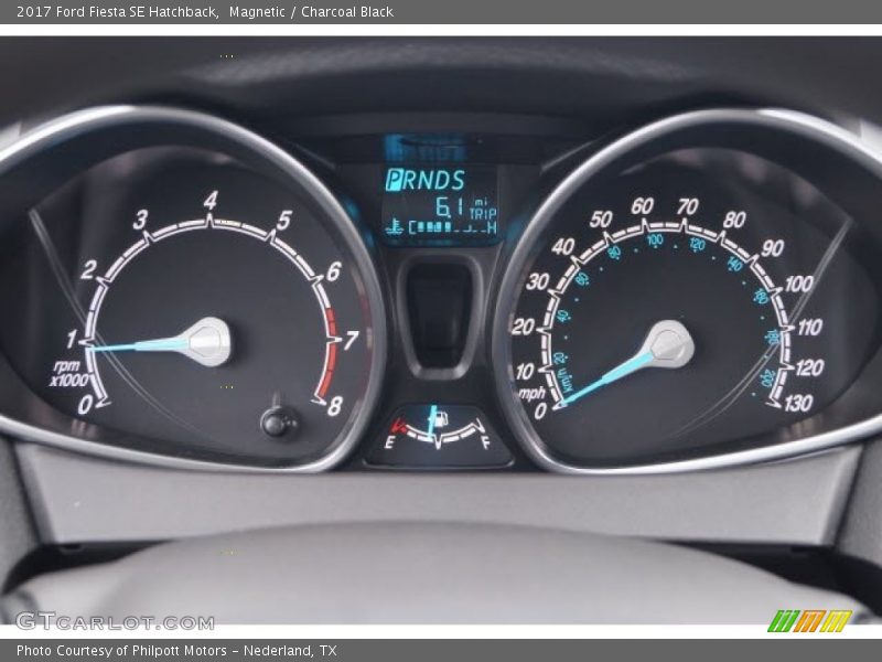 Magnetic / Charcoal Black 2017 Ford Fiesta SE Hatchback