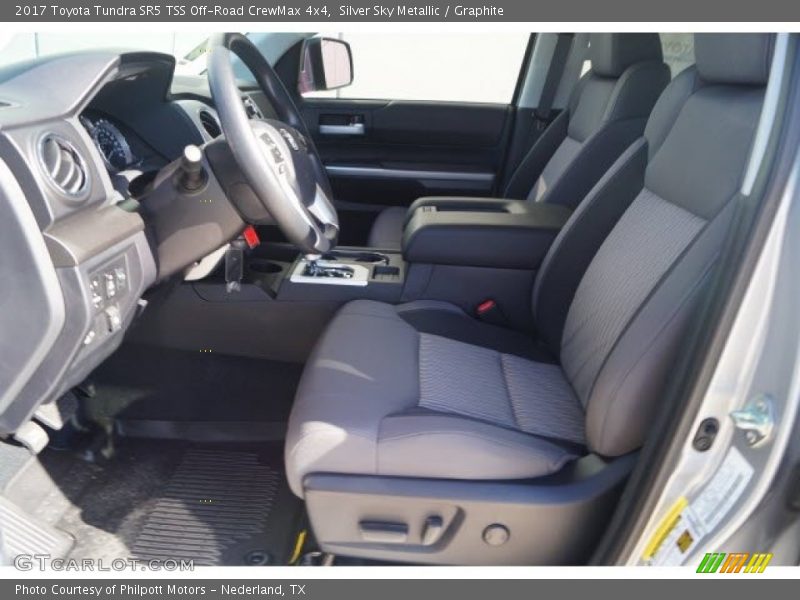 Silver Sky Metallic / Graphite 2017 Toyota Tundra SR5 TSS Off-Road CrewMax 4x4