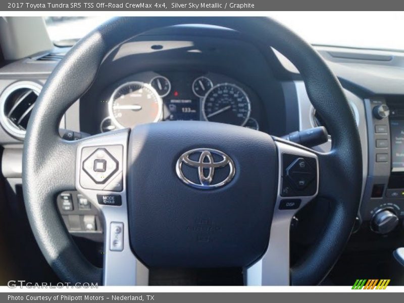 Silver Sky Metallic / Graphite 2017 Toyota Tundra SR5 TSS Off-Road CrewMax 4x4