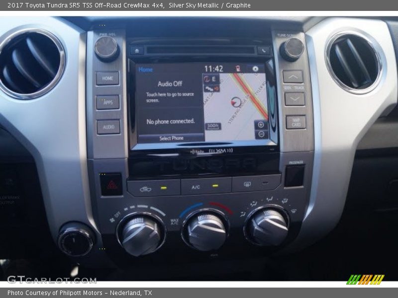 Silver Sky Metallic / Graphite 2017 Toyota Tundra SR5 TSS Off-Road CrewMax 4x4