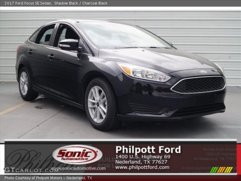 Shadow Black / Charcoal Black 2017 Ford Focus SE Sedan