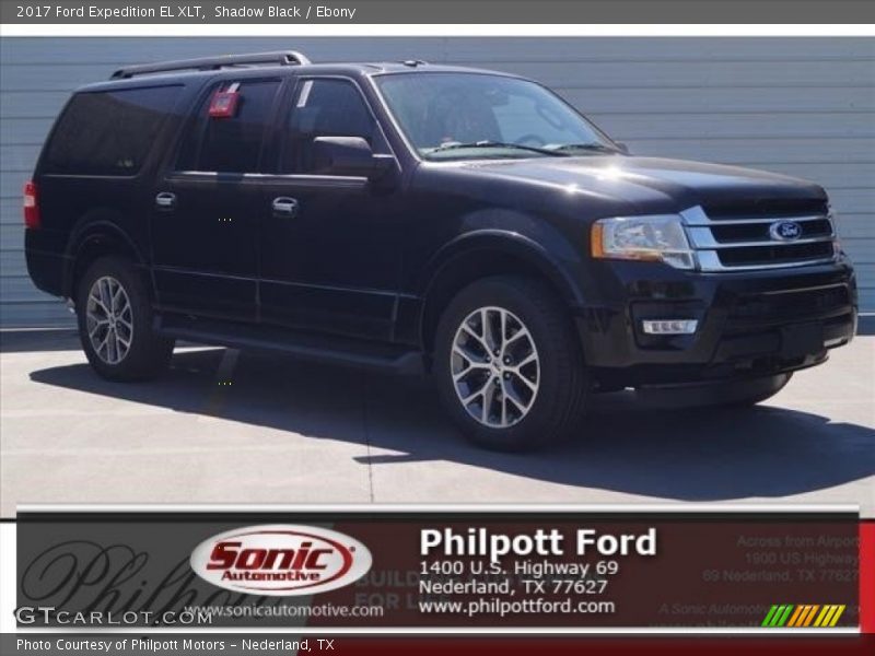 Shadow Black / Ebony 2017 Ford Expedition EL XLT