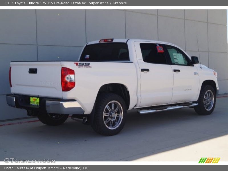 Super White / Graphite 2017 Toyota Tundra SR5 TSS Off-Road CrewMax