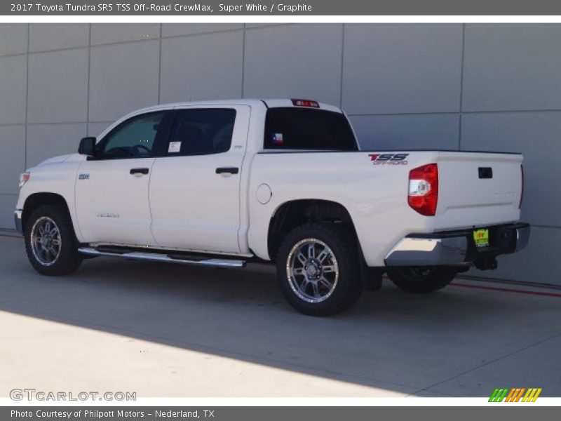 Super White / Graphite 2017 Toyota Tundra SR5 TSS Off-Road CrewMax