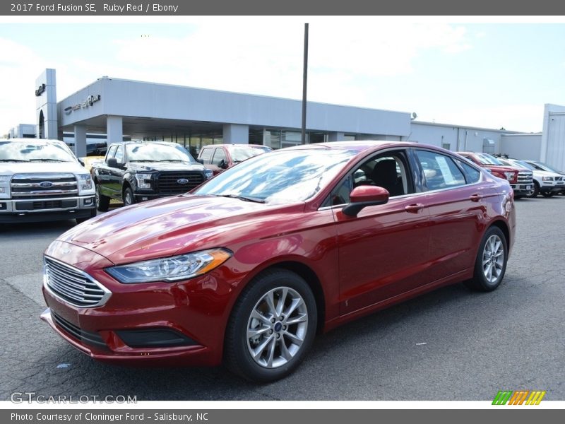 Ruby Red / Ebony 2017 Ford Fusion SE