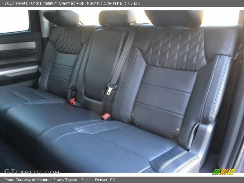 Rear Seat of 2017 Tundra Platinum CrewMax 4x4