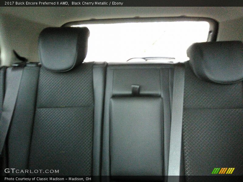 Black Cherry Metallic / Ebony 2017 Buick Encore Preferred II AWD