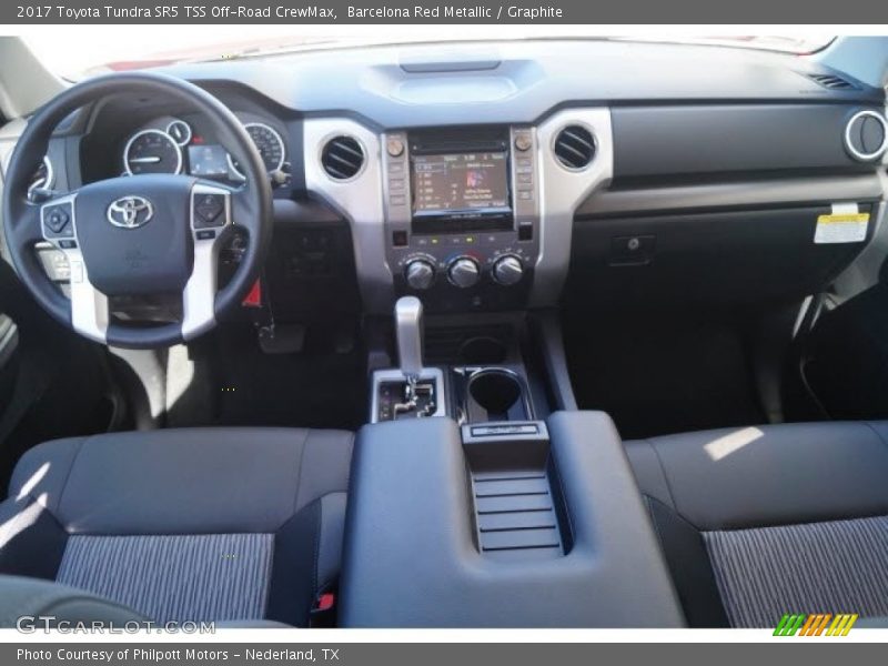 Barcelona Red Metallic / Graphite 2017 Toyota Tundra SR5 TSS Off-Road CrewMax