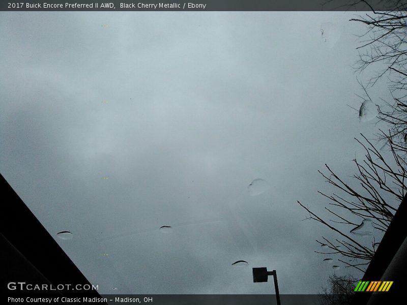 Black Cherry Metallic / Ebony 2017 Buick Encore Preferred II AWD