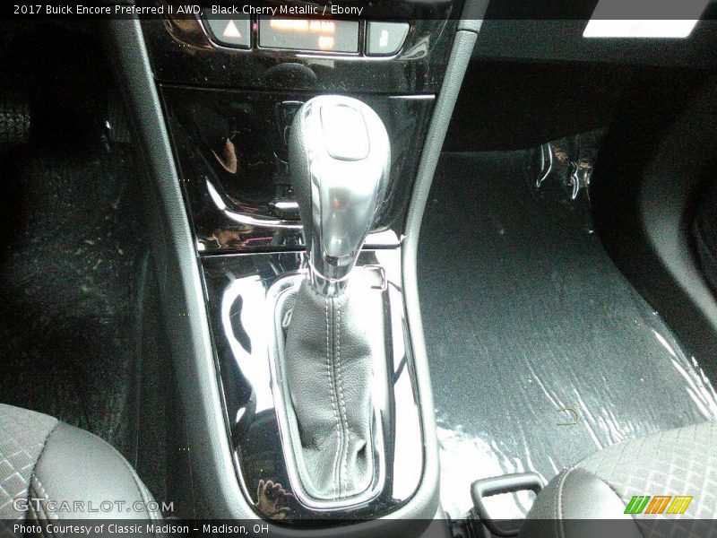Black Cherry Metallic / Ebony 2017 Buick Encore Preferred II AWD