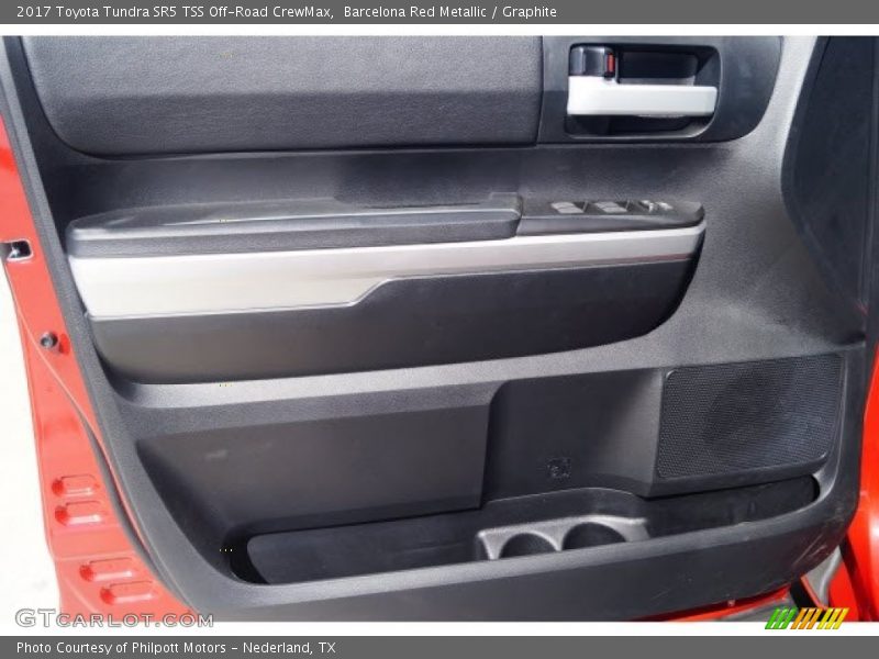 Barcelona Red Metallic / Graphite 2017 Toyota Tundra SR5 TSS Off-Road CrewMax