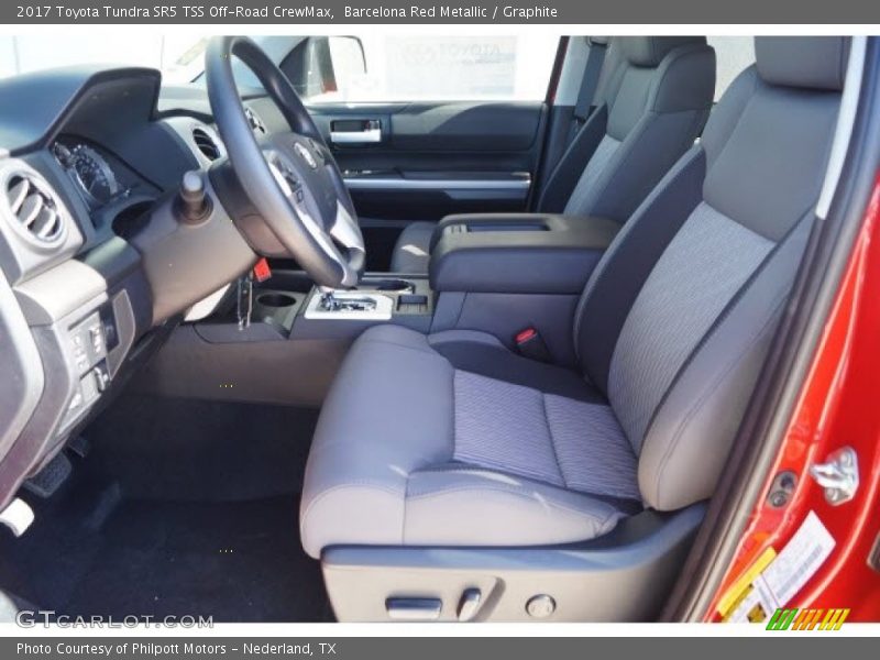 Barcelona Red Metallic / Graphite 2017 Toyota Tundra SR5 TSS Off-Road CrewMax