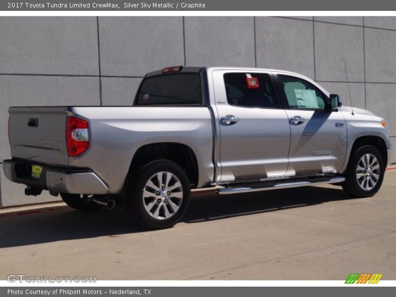Silver Sky Metallic / Graphite 2017 Toyota Tundra Limited CrewMax