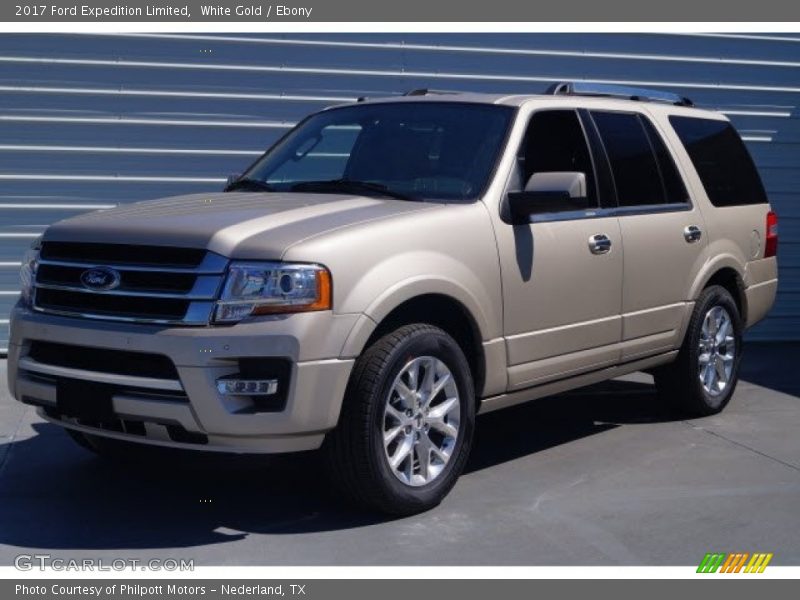 White Gold / Ebony 2017 Ford Expedition Limited