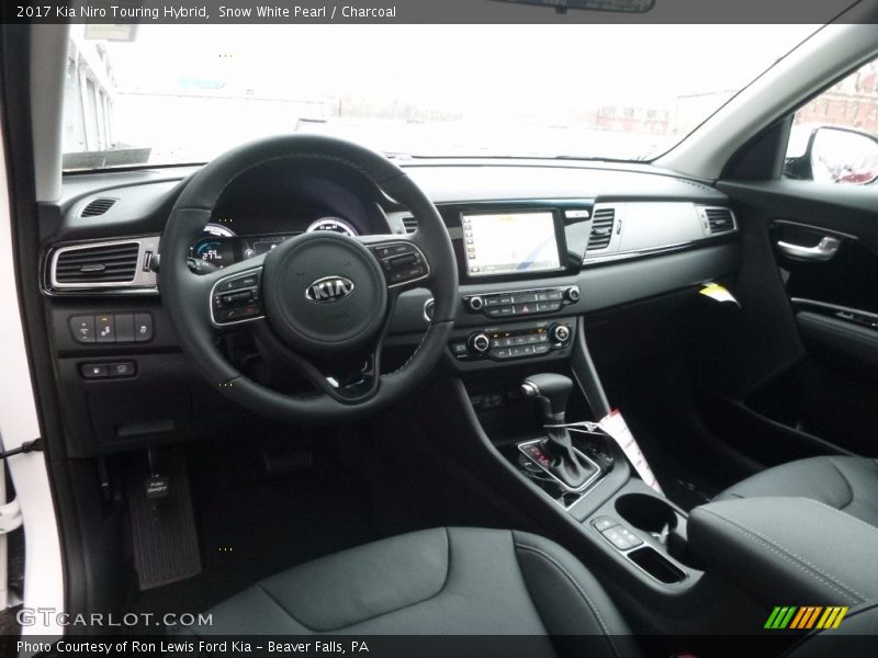  2017 Niro Touring Hybrid Charcoal Interior