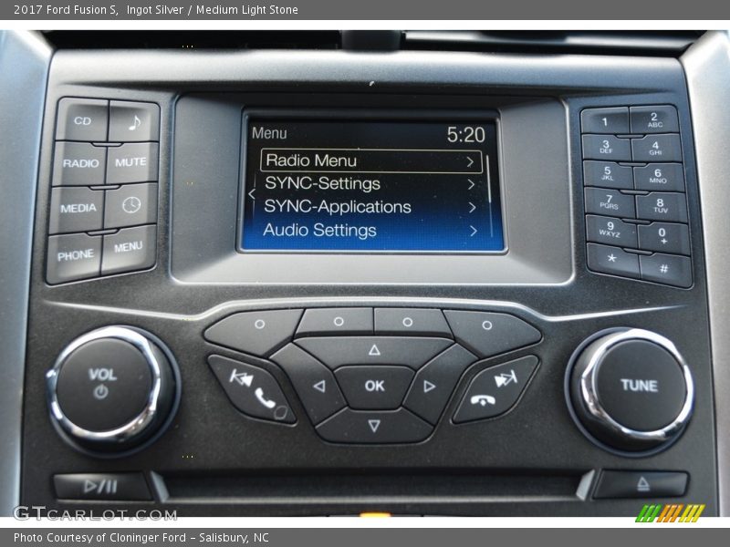 Ingot Silver / Medium Light Stone 2017 Ford Fusion S