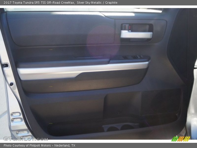 Silver Sky Metallic / Graphite 2017 Toyota Tundra SR5 TSS Off-Road CrewMax