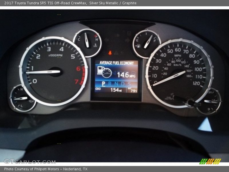 Silver Sky Metallic / Graphite 2017 Toyota Tundra SR5 TSS Off-Road CrewMax