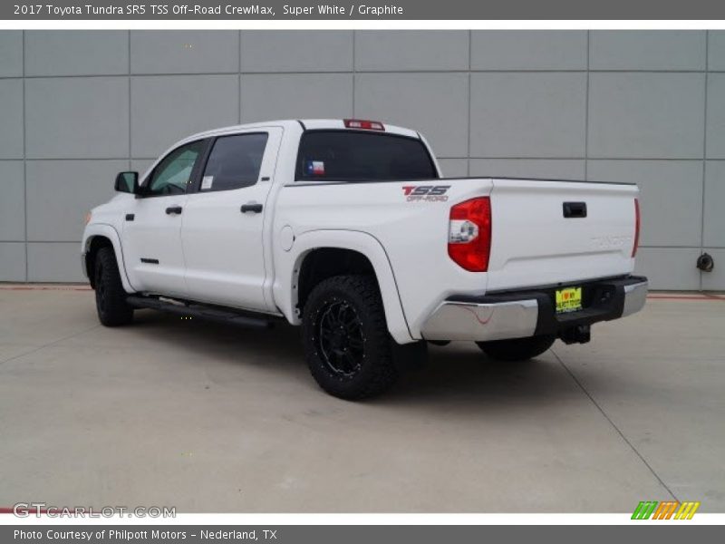 Super White / Graphite 2017 Toyota Tundra SR5 TSS Off-Road CrewMax