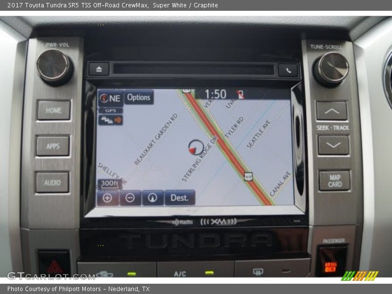 Navigation of 2017 Tundra SR5 TSS Off-Road CrewMax
