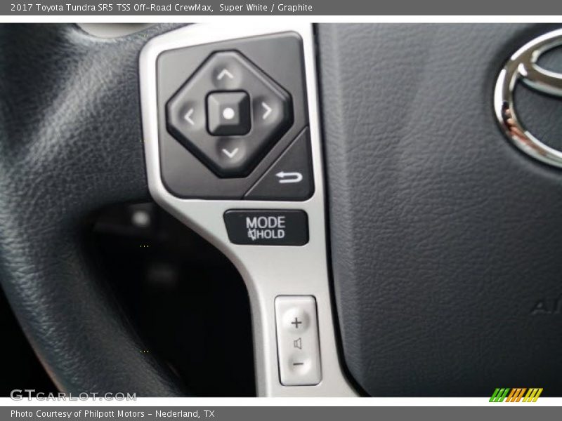 Super White / Graphite 2017 Toyota Tundra SR5 TSS Off-Road CrewMax