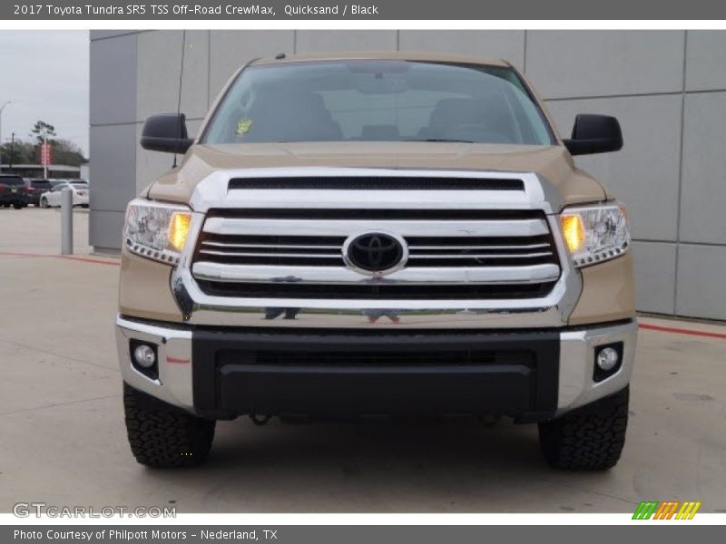 Quicksand / Black 2017 Toyota Tundra SR5 TSS Off-Road CrewMax