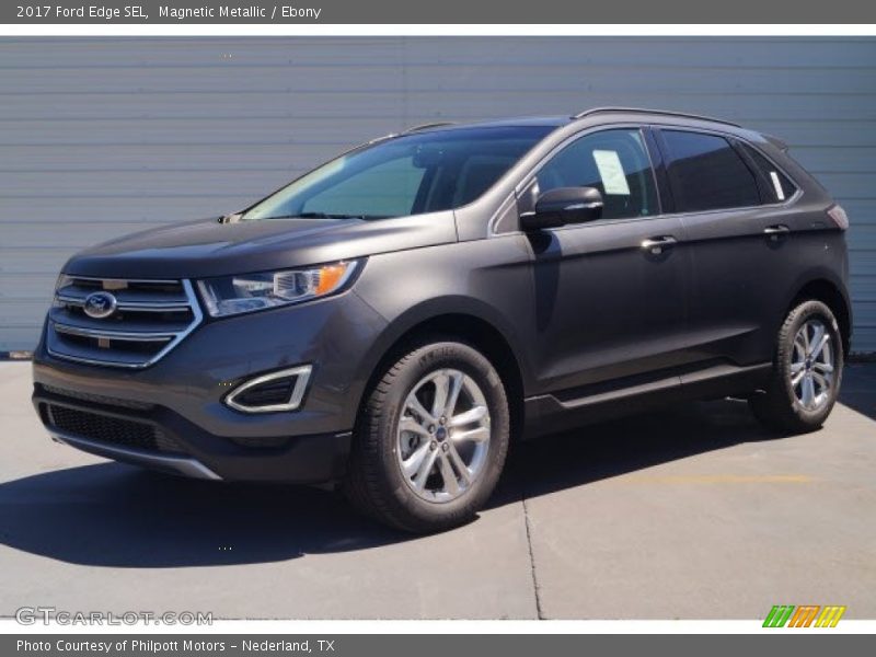 Magnetic Metallic / Ebony 2017 Ford Edge SEL