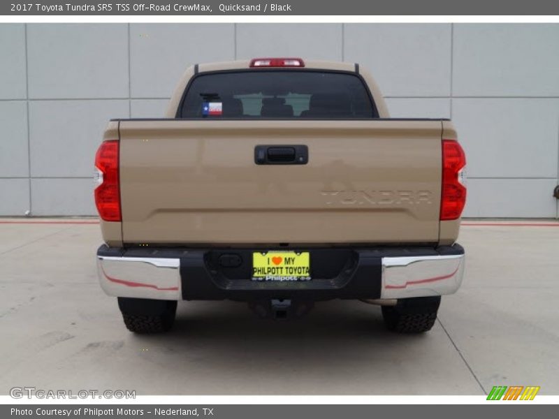 Quicksand / Black 2017 Toyota Tundra SR5 TSS Off-Road CrewMax