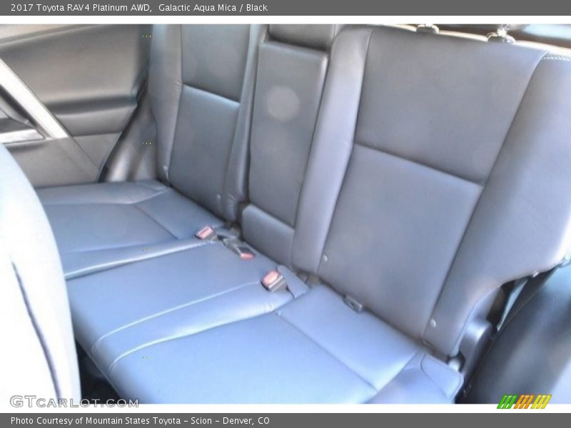 Galactic Aqua Mica / Black 2017 Toyota RAV4 Platinum AWD