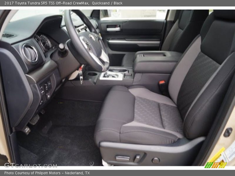Front Seat of 2017 Tundra SR5 TSS Off-Road CrewMax