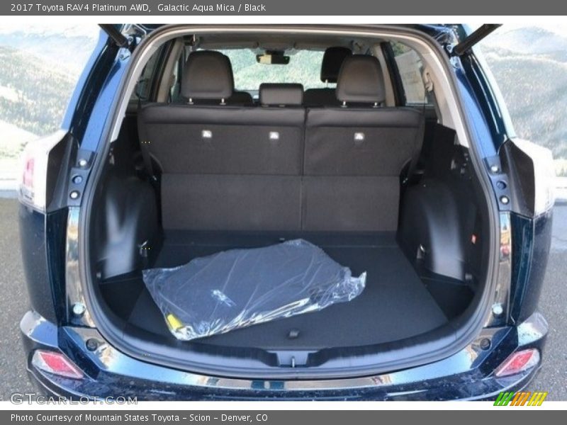 Galactic Aqua Mica / Black 2017 Toyota RAV4 Platinum AWD