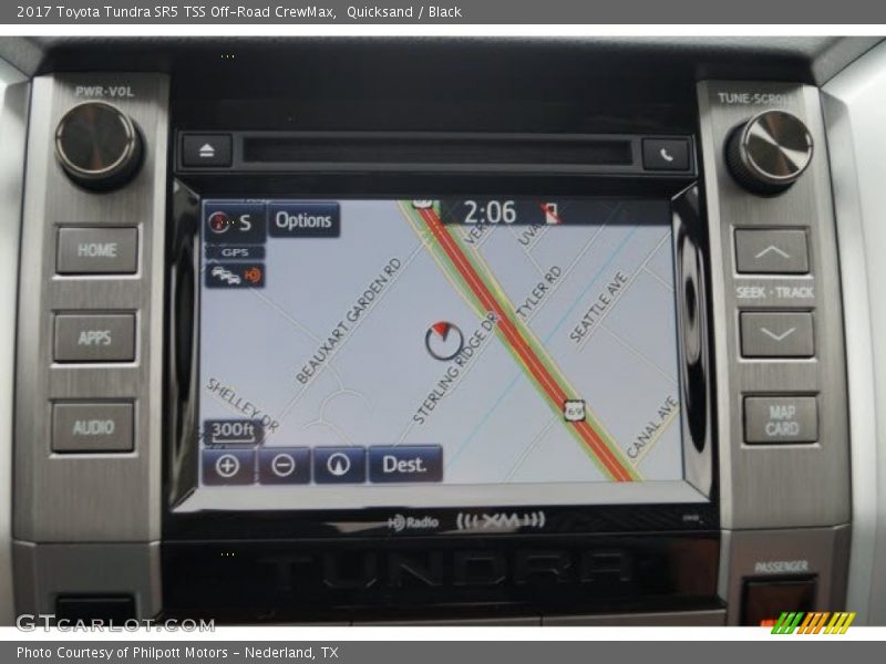 Navigation of 2017 Tundra SR5 TSS Off-Road CrewMax