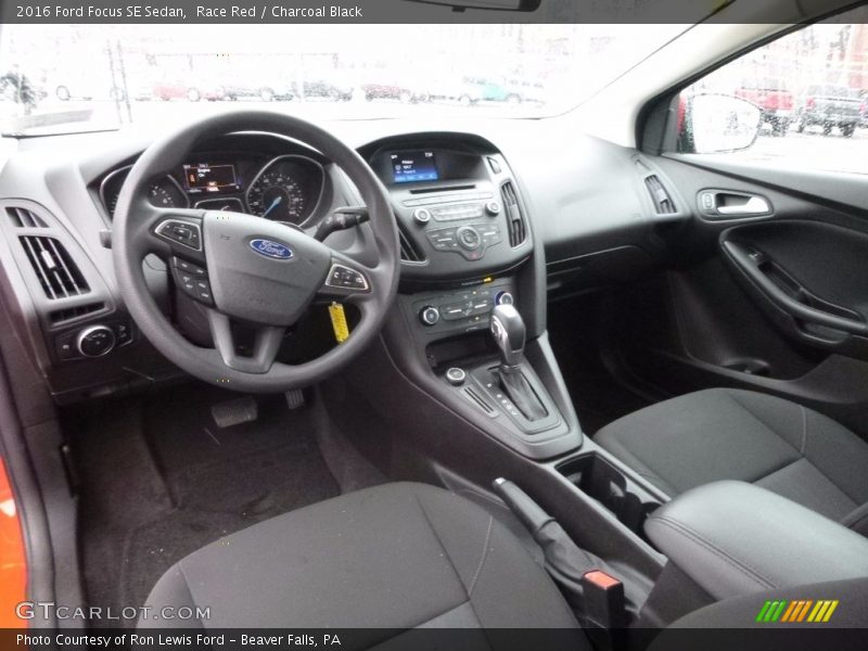 Race Red / Charcoal Black 2016 Ford Focus SE Sedan