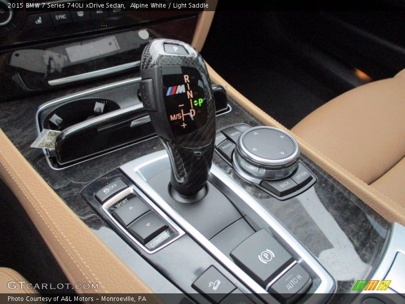 Alpine White / Light Saddle 2015 BMW 7 Series 740Li xDrive Sedan