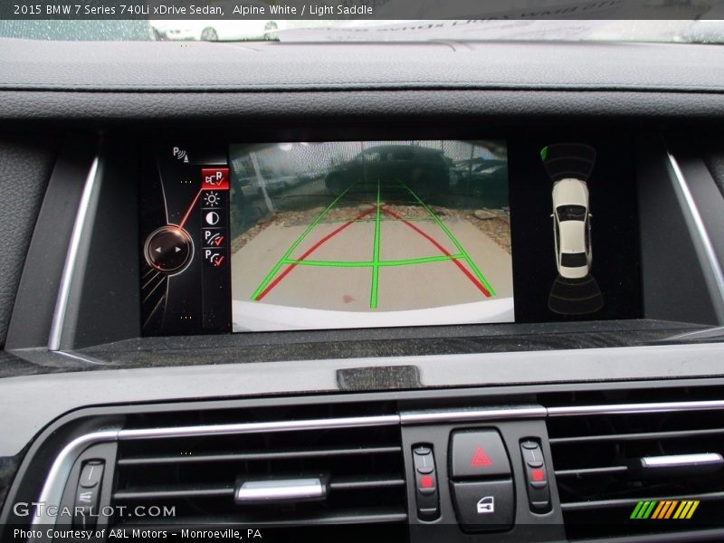 Alpine White / Light Saddle 2015 BMW 7 Series 740Li xDrive Sedan
