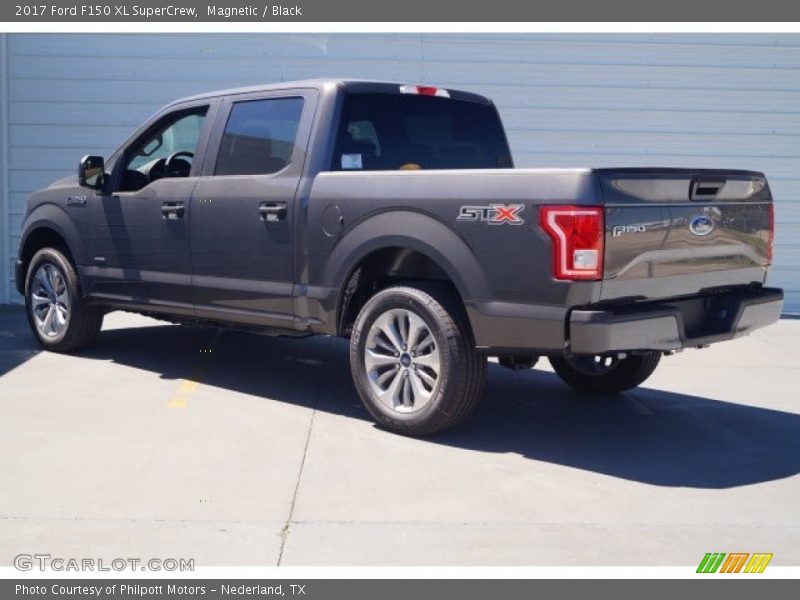 Magnetic / Black 2017 Ford F150 XL SuperCrew