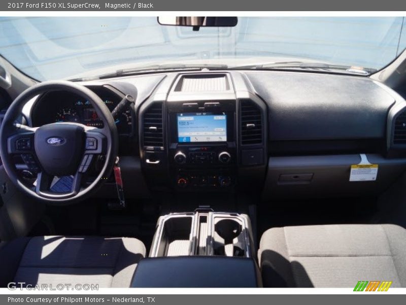 Magnetic / Black 2017 Ford F150 XL SuperCrew