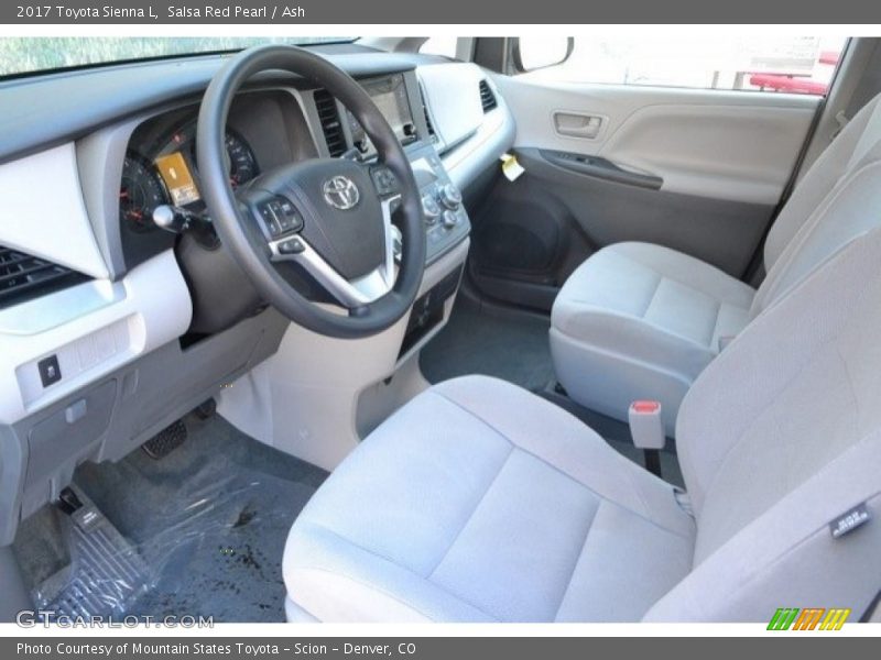 Salsa Red Pearl / Ash 2017 Toyota Sienna L