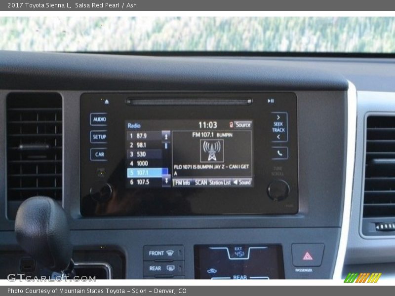 Salsa Red Pearl / Ash 2017 Toyota Sienna L