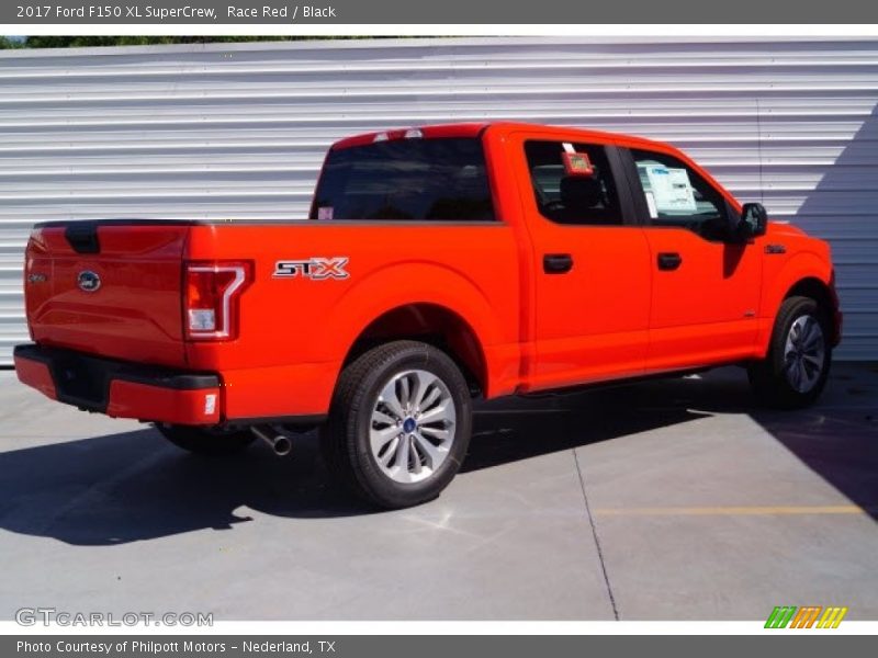 Race Red / Black 2017 Ford F150 XL SuperCrew