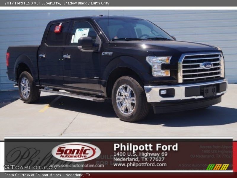 Shadow Black / Earth Gray 2017 Ford F150 XLT SuperCrew