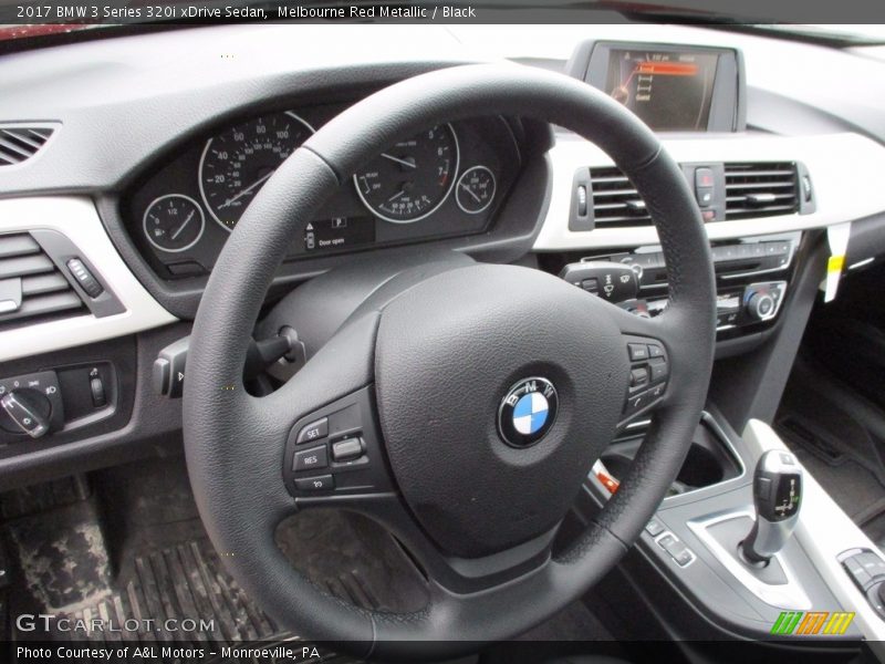 Melbourne Red Metallic / Black 2017 BMW 3 Series 320i xDrive Sedan