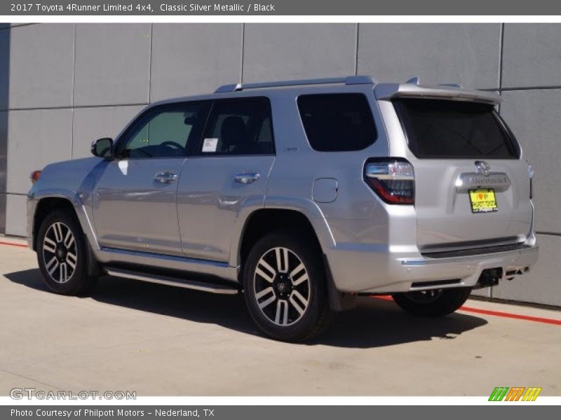 Classic Silver Metallic / Black 2017 Toyota 4Runner Limited 4x4