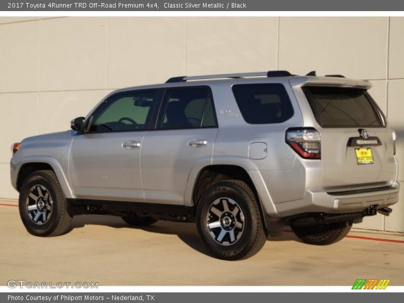 Classic Silver Metallic / Black 2017 Toyota 4Runner TRD Off-Road Premium 4x4