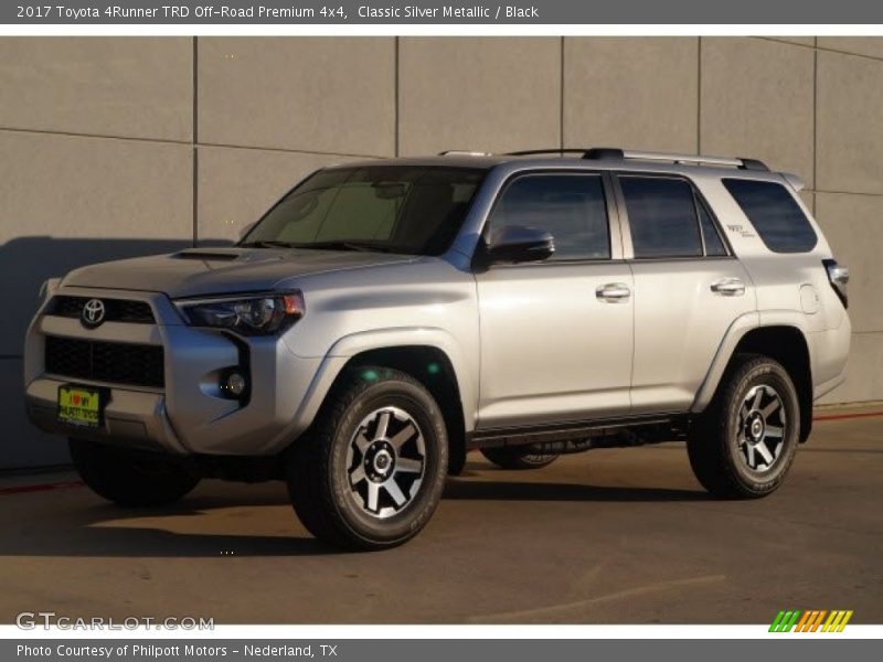 Classic Silver Metallic / Black 2017 Toyota 4Runner TRD Off-Road Premium 4x4
