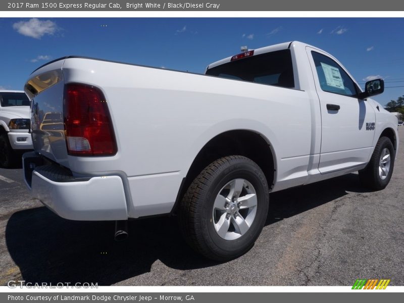 Bright White / Black/Diesel Gray 2017 Ram 1500 Express Regular Cab